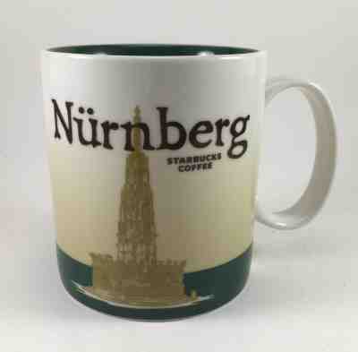 Starbucks Nürnberg Global Icon Series Collector Series Coffee Mug Green 16 oz  - Sold on eBay May, 31st 2019 for $24.90