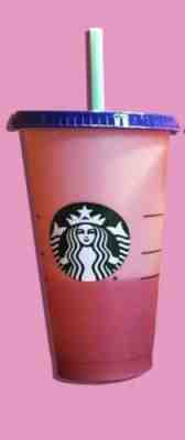 Starbucks Reusable Venti Tumbler COLOR CHANGING 2019 24oz ONE Cup - Sold on eBay May, 31st 2019 for $20.00