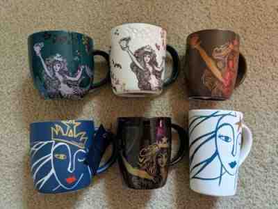 Starbucks Siren Mermaid Anniversary Mug Set 6pcs Cup Rare New - Sold on eBay May, 31st 2019 for $90.00