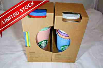 Starbucks 2019 Reusable Color Changing Cold Cups 5pk & Marble Hot Cups 6pk RARE - Sold on eBay May, 31st 2019 for $89.99