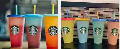 Starbucks color changing cups! (Limited) - Sold on eBay May, 31st 2019 for $60.00