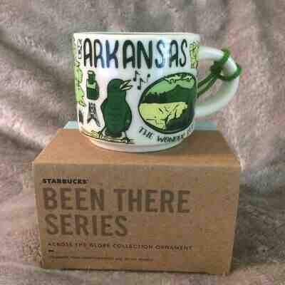 Starbucks Been There Across the Globe Series Arkansas 2 oz Demi Cup Ornament - Sold on eBay May, 30th 2019 for $19.99