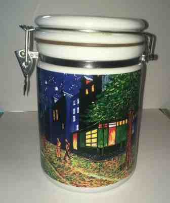 Vintage Starbucks 8" Canister Chaleur Vincent Van Gogh Terrace at Night  - Sold on eBay May, 30th 2019 for $24.99
