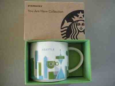NEW Starbucks YAH SEATTLE 2013 Mug 14 oz You Are Here - Sold on eBay May, 30th 2019 for $15.00
