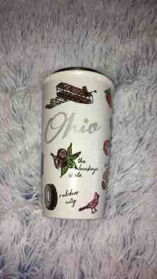 NEW Starbucks Ohio 12 oz. Been There Series Ceramic Tumbler Travel Mug NWT  - Sold on eBay May, 30th 2019 for $23.90