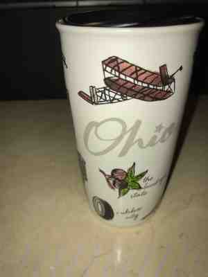 NEW Starbucks Ohio 12 oz. Been There Series Ceramic Tumbler Travel Mug NWT  - Sold on eBay May, 30th 2019 for $28.99