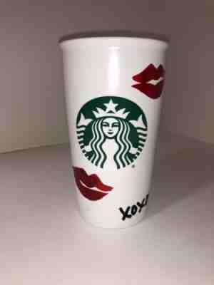 Starbucks XOXO Kisses Ceramic Tumbler Mug 12oz 2015 New - Sold on eBay May, 30th 2019 for $20.00
