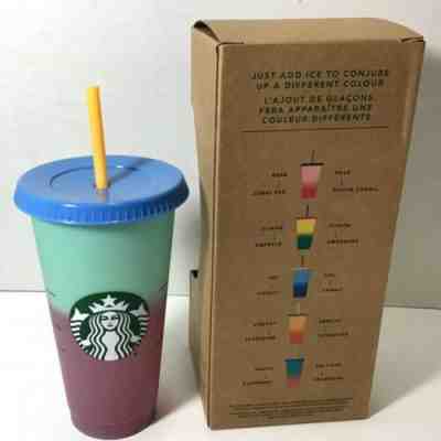 Starbucks Color Changing Cups ARCTIC TO RASPBERRY SINGLE CUP ONLY RARE Sold Out - Sold on eBay May, 30th 2019 for $23.99