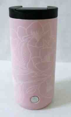 2019 Starbucks Spring Pink Floral Insulated Flip-Top Stainless Tumbler 12 oz - Sold on eBay May, 30th 2019 for $32.95