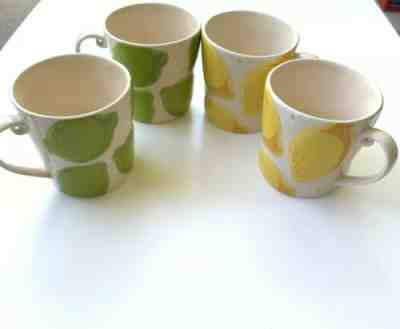 Starbucks Lime Lemon Coffee Mug 2006 Citrus Fruit Large Oversized 16oz Set Lot 4 - Sold on eBay May, 30th 2019 for $40.00