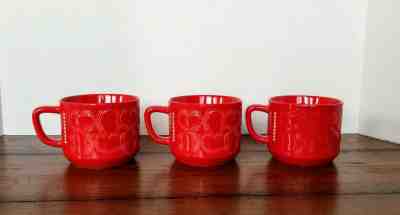 Starbucks 2018 Red Hearts Coffee Mug Tea Cup Set of 3, 12 fl oz. - Sold on eBay May, 30th 2019 for $15.00