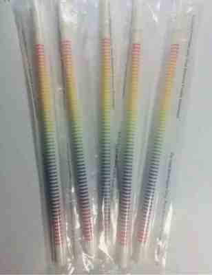 5-Starbucks Reusable Rainbow Stripe Eco Straws Venti Cold Cup Sealed Pride - Sold on eBay Jun, 2nd 2019 for $20.00