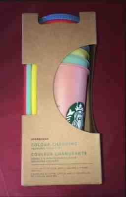 New Starbucks Color Changing Reusable Cold Cups - Sold on eBay Jun, 2nd 2019 for $53.00