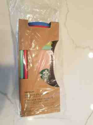 New Starbucks Color Changing Reusable Cold Cup Tumblers 24oz  Set Of 5 Cups - Sold on eBay Jun, 2nd 2019 for $62.99