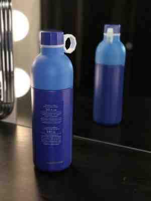 Starbucks 20oz Stainless Steel Double Wall Water Bottle Ring Handle 2-Piece Blue - Sold on eBay Jun, 2nd 2019 for $19.95