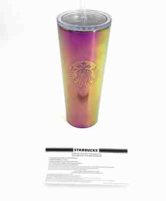 Starbucks Summer ‘19 Iridescent Color Changing Venti Iced Cold Drink Tumbler Cup - Sold on eBay Jun, 2nd 2019 for $34.00