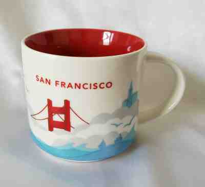 NEW STARBUCKS COFFEE MUG SAN FRANCISCO YOU ARE HERE COLLECTION 2012 14OZ - Sold on eBay Jun, 2nd 2019 for $19.99