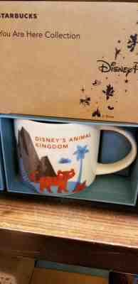 Disney Parks Starbucks You Are Here Animal Kingdom Coffee Mug 2nd Version New - Sold on eBay Jun, 2nd 2019 for $34.99