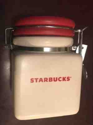 Starbucks Coffee Snowflake Ceramic Canister Snap Lid 13.5 oz ( Free Shipping ) - Sold on eBay Jun, 2nd 2019 for $18.00