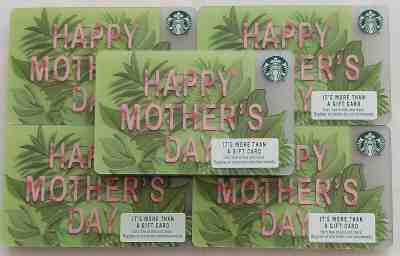 2019 ORIGINAL STARBUCKS GIFT CARDS ~HAPPY MOTHER'S DAY~ NO VALUE LOT of 50 - Sold on eBay Jun, 2nd 2019 for $30.00
