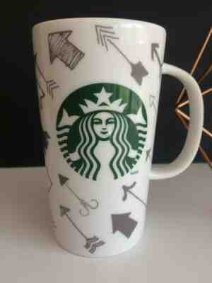 Starbucks Heart Arrows Valentine Mug Coffee 16 oz 2014 Tall Love - Sold on eBay Jun, 2nd 2019 for $16.95