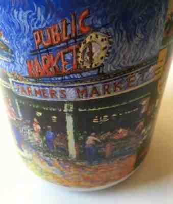 RARE Vintage Starbucks Farmer's Market First Store Coffee Canister Pike Place - Sold on eBay Jun, 2nd 2019 for $39.99