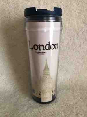 STARBUCKS Coffee City Mug To Go Travel Tumbler 12oz LONDON Big Ben Tower Bridge - Sold on eBay Jun, 2nd 2019 for $20.00