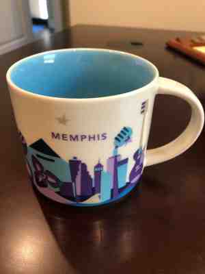 Starbucks MEMPHIS "You Are Here" Collection 14 oz Coffee Mug Cup NEW Out of Box - Sold on eBay Jun, 2nd 2019 for $16.00