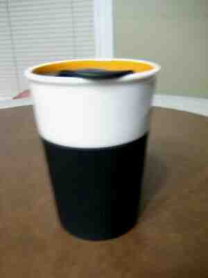 Starbucks 8 oz  Cup 2011  Via  silicone grip ceramic ready brew - Sold on eBay Jun, 2nd 2019 for $17.50