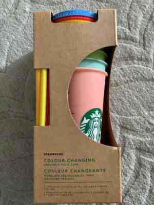 Starbucks Color Changing Reusable Tumbler Drink Cold Cup 2019 - Sold on eBay Jun, 2nd 2019 for $69.99