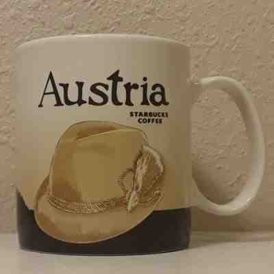 STARBUCKS 2014 Osterreich Austria City Coffee Mug 16oz - Sold on eBay Jun, 2nd 2019 for $29.99