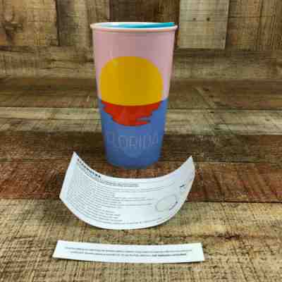NEW Starbucks 12 Fl Oz Florida Sun Pelican Ceramic Tumbler Travel Mug  - Sold on eBay Jun, 2nd 2019 for $21.99