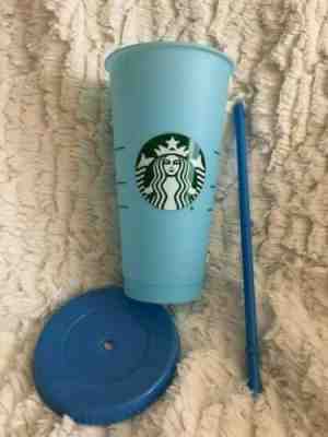 One Single New Starbucks Color-Changing Reusable Cold Cup Sky To Cobalt - Sold on eBay Jun, 1st 2019 for $19.00