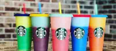 Starbucks Color Changing Reusable Cold Cup Tumblers Venti Set Of 5 New In Box - Sold on eBay Jun, 1st 2019 for $66.00