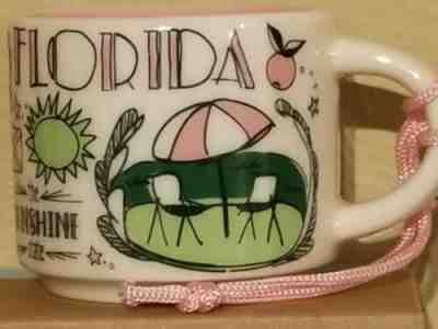 Starbucks Florida Demitasse Cup Ornament 2 oz Ceramic Been There Series NIB - Sold on eBay Jun, 1st 2019 for $17.00