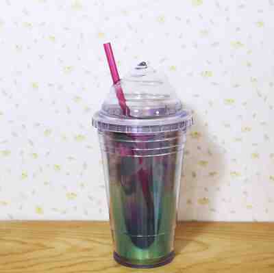 Starbucks Japan Aurora color gradation Tumbler with Whip lid / 16oz / CUTE ! - Sold on eBay Jun, 1st 2019 for $17.99