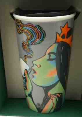 Starbucks Milton Glaser 2016 Ceramic Mug Tumbler 25th Anniversary PsychedelicNew - Sold on eBay Jun, 1st 2019 for $18.99