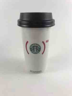 Starbucks Ceramic Travel Tumble Mug Cup Red 12oz 2010 White Reusable - Sold on eBay Jun, 1st 2019 for $37.99