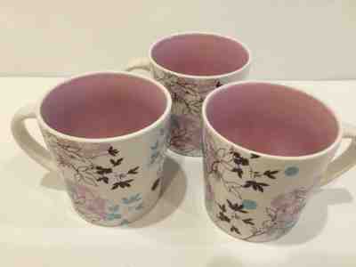 Set of 3 Starbucks White Blue Purple Lavender Floral Hues 16 oz Mug 2006 EUC - Sold on eBay Jun, 1st 2019 for $32.50