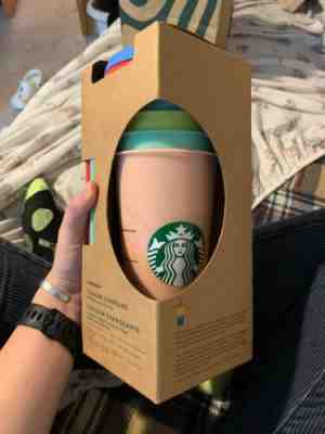 Starbucks 5 Pack Colour Changing Reusable Cold Cup With Color Lids Straws 24oz - Sold on eBay Jun, 1st 2019 for $61.00