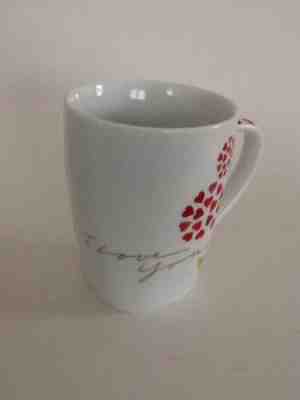 2007 Starbucks Coffee Cup Mug I Love You Hearts 12 Oz - Sold on eBay Jun, 1st 2019 for $15.97