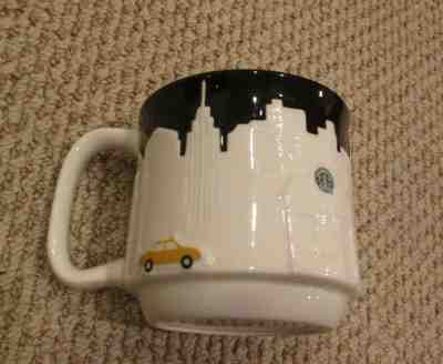 Starbucks New York City Mug Yellow Taxi New Bone China Relief Skyline 2010 NWT - Sold on eBay May, 31st 2019 for $29.99