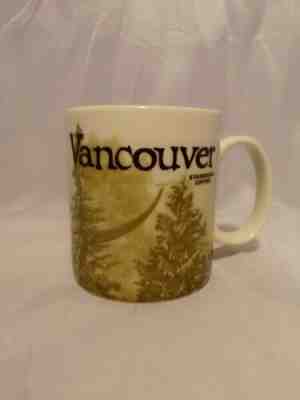 STARBUCKS VANCOUVER Canada ICON CITY Collector series COFFEE MUG 12 oz 2012 - Sold on eBay May, 30th 2019 for $44.90