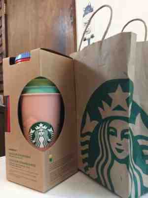 2019 Starbucks Rainbow Color Change Reusable Cold Tumbler Cup Set 24oz, Set Of 5 - Sold on eBay May, 30th 2019 for $55.00