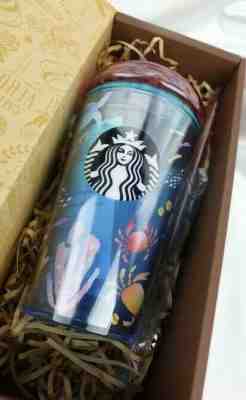 Starbucks tumbler bottle aquarium 355ml Japan Limited 2019 ocean gift box last1 - Sold on eBay May, 30th 2019 for $28.00