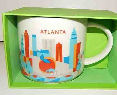 STARBUCKS You Are Here YAH ATLANTA 14 oz Coffee Tea Mug NEW in Box 2016 - Sold on eBay Jun, 3rd 2019 for $19.99