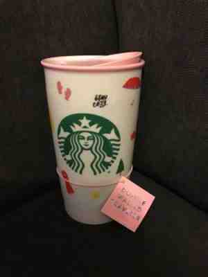 New With Tag Starbucks Ban.do Ceramic Tumbler Sweater Weather White 12oz Bando - Sold on eBay Jun, 3rd 2019 for $33.00