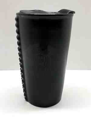 Rare Matte Black Mermaid Logo Starbucks Coffee Mug 2015 Travel Cup 10oz - Sold on eBay Jun, 3rd 2019 for $30.00