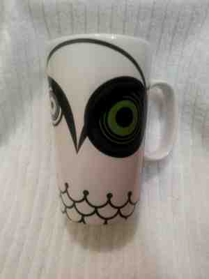 STARBUCKS Owl 16 Oz Large Coffee Mug Tea Cup Green Eye Limited Edition NICE - Sold on eBay Jun, 3rd 2019 for $18.75