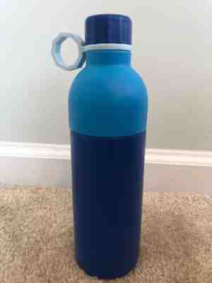 New 2018 Starbucks Summer Blue Water Bottle Stainless Steel 2 Peice Cup 20oz - Sold on eBay Jun, 3rd 2019 for $25.00